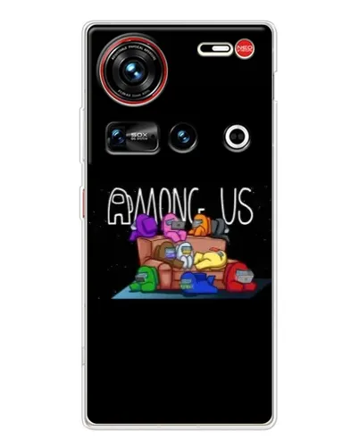 Чехол для ZTE Nubia Z70 Ultra с картинкой «Логотип Among Us» Чехол для ZTE Nubia Z70 Ultra с картинкой «Логотип Among Us»