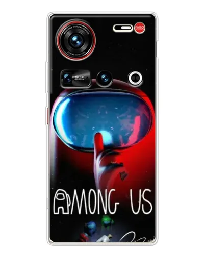 Чехол для ZTE Nubia Z70 Ultra с картинкой «Красный импостер — макро» Чехол для ZTE Nubia Z70 Ultra с картинкой «Красный импостер — макро»