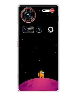 Чохол для ZTE Nubia Z70 Ultra з картинкою «Самотній герой на планеті»