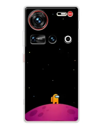 Чехол для ZTE Nubia Z70 Ultra с картинкой «Одинокий герой на планете» Чехол для ZTE Nubia Z70 Ultra с картинкой «Одинокий герой на планете»