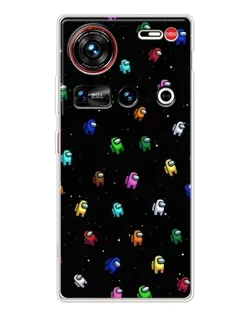 Чохол для ZTE Nubia Z70 Ultra з картинкою «Екіпаж Among Us»