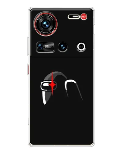 Чехол для ZTE Nubia Z70 Ultra с картинкой «Among Us шлем» Чехол для ZTE Nubia Z70 Ultra с картинкой «Among Us шлем»
