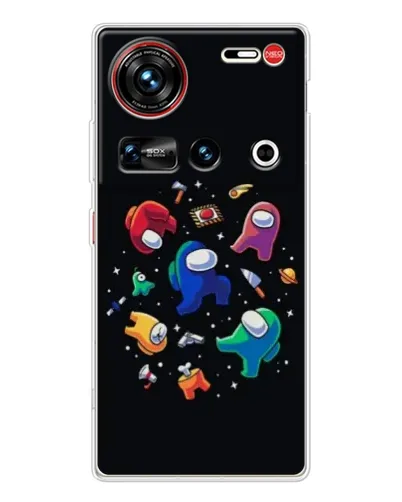 Чехол для ZTE Nubia Z70 Ultra с картинкой «Among Us космос» Чехол для ZTE Nubia Z70 Ultra с картинкой «Among Us космос»