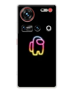 Чехол для ZTE Nubia Z70 Ultra с картинкой «Among Us градиент»