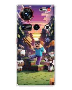 Чохол для ZTE Nubia Z70 Ultra з картинкою «Стів на фермі»