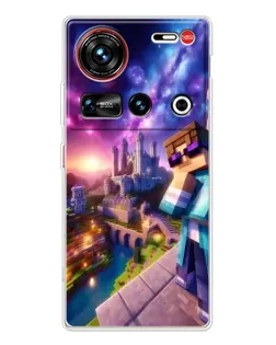 Чохол для ZTE Nubia Z70 Ultra з картинкою «Стів та космос»