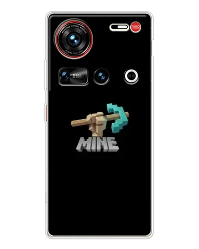 Чехол для ZTE Nubia Z70 Ultra с картинкой «Алмазная кирка» Чехол для ZTE Nubia Z70 Ultra с картинкой «Алмазная кирка»