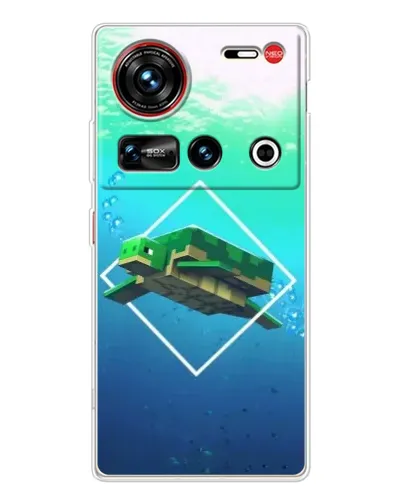 Чехол для ZTE Nubia Z70 Ultra с картинкой «Черепаха Minecraft» Чехол для ZTE Nubia Z70 Ultra с картинкой «Черепаха Minecraft»