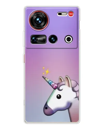 Чехол для ZTE Nubia Z70 Ultra с картинкой «Единорог градиент»