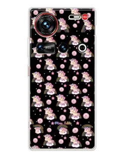Чехол для ZTE Nubia Z70 Ultra с картинкой «Magic Unicorn паттерн»