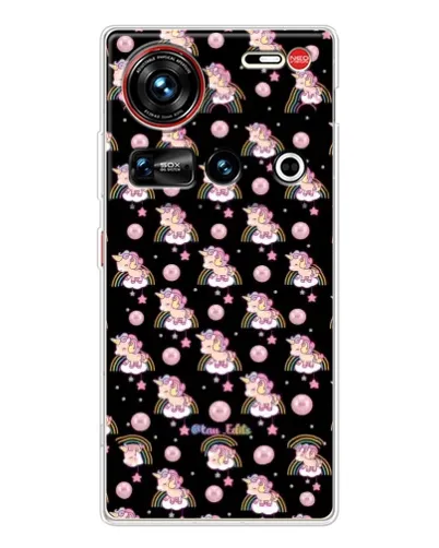 Чехол для ZTE Nubia Z70 Ultra с картинкой «Magic Unicorn паттерн»