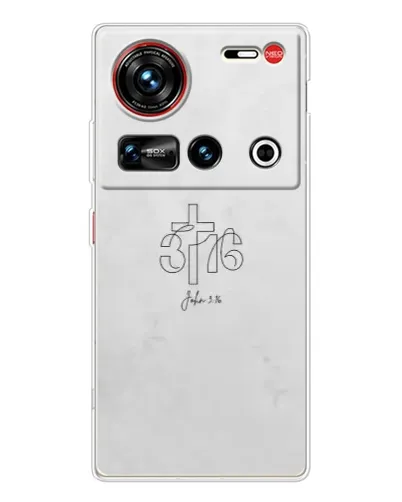 Чехол для ZTE Nubia Z70 Ultra с картинкой «Иоанна 3:16 Крест»