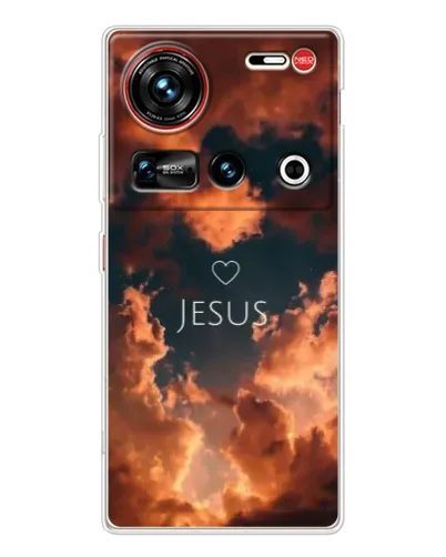 Чехол для ZTE Nubia Z70 Ultra с картинкой «Сияние Имени Jesus»
