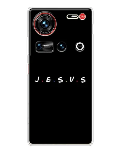 Чехол для ZTE Nubia Z70 Ultra с картинкой «Точки веры J.E.S.U.S.»