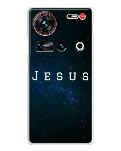 Чехол для ZTE Nubia Z70 Ultra с картинкой «Звездное небо Jesus»