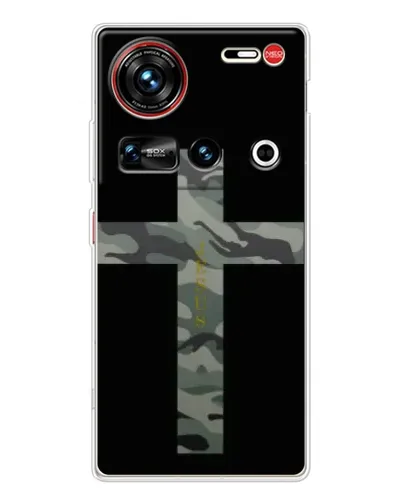 Чехол для ZTE Nubia Z70 Ultra с картинкой «Милитари Крест»
