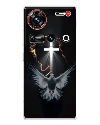 Чехол для ZTE Nubia Z70 Ultra с картинкой «Голубь и Свет»