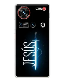 Чехол для ZTE Nubia Z70 Ultra с картинкой «Меч Духа Jesus»