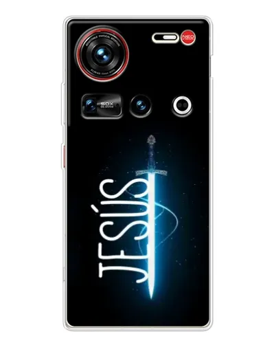Чехол для ZTE Nubia Z70 Ultra с картинкой «Меч Духа Jesus»