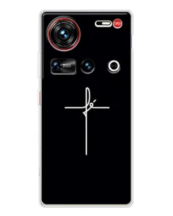 Чехол для ZTE Nubia Z70 Ultra с картинкой «Тонкий крест»
