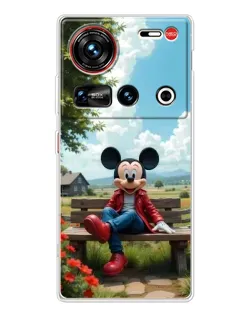 Чохол для ZTE Nubia Z70 Ultra з картинкою «Міккі на лавці»
