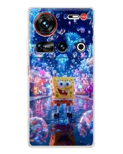 Чохол для ZTE Nubia Z70 Ultra з картинкою «Неоновий океан»