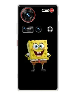 Чохол для ZTE Nubia Z70 Ultra з картинкою «Класичний Губка Боб»