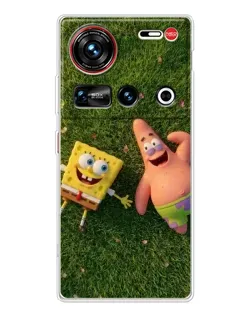 Чохол для ZTE Nubia Z70 Ultra з картинкою «Друзі на галявині»