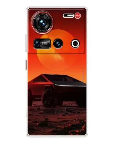 Чохол для ZTE Nubia Z70 Ultra з картинкою «Cybertruck на Марсі» Чохол для ZTE Nubia Z70 Ultra з картинкою «Cybertruck на Марсі»