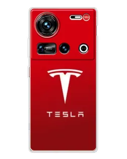 Чохол для ZTE Nubia Z70 Ultra з картинкою «Tesla Red Classic»