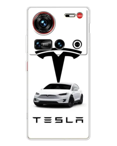 Чохол для ZTE Nubia Z70 Ultra з картинкою «Tesla White Style» Чохол для ZTE Nubia Z70 Ultra з картинкою «Tesla White Style»