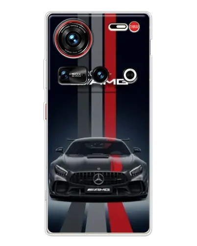 Чехол для ZTE Nubia Z70 Ultra с картинкой «Mercedes — белый карбон» Чехол для ZTE Nubia Z70 Ultra с картинкой «Mercedes — белый карбон»
