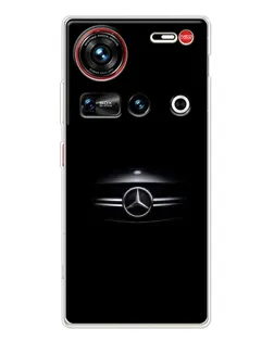 Чохол для ZTE Nubia Z70 Ultra з картинкою «Mercedes — абстрактні лінії»