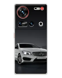 Чохол для ZTE Nubia Z70 Ultra з картинкою «Mercedes AMG GT Silver»
