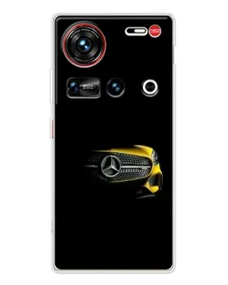 Чехол для ZTE Nubia Z70 Ultra с картинкой «Mercedes — ретро стиль»