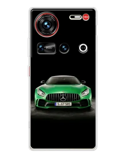 Чехол для ZTE Nubia Z70 Ultra с картинкой «Mercedes — неоновый лого» Чехол для ZTE Nubia Z70 Ultra с картинкой «Mercedes — неоновый лого»