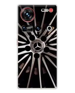 Чехол для ZTE Nubia Z70 Ultra с картинкой «Диск Mercedes»