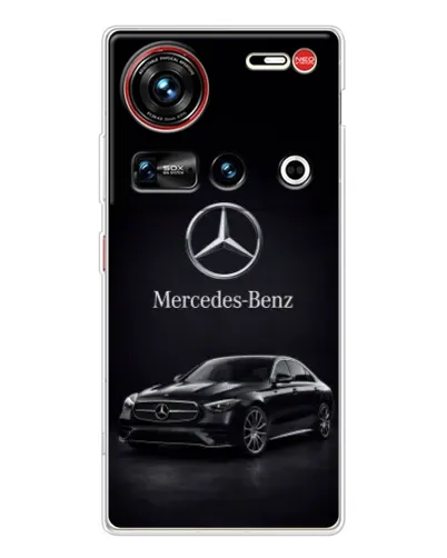Чехол для ZTE Nubia Z70 Ultra с картинкой «Mercedes — решетка радиатора» Чехол для ZTE Nubia Z70 Ultra с картинкой «Mercedes — решетка радиатора»
