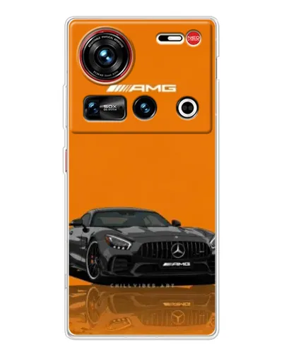 Чехол для ZTE Nubia Z70 Ultra с картинкой «Оранжевый Mercedes AMG» Чехол для ZTE Nubia Z70 Ultra с картинкой «Оранжевый Mercedes AMG»