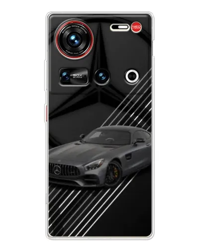 Чехол для ZTE Nubia Z70 Ultra с картинкой «Mercedes AMG — графика» Чехол для ZTE Nubia Z70 Ultra с картинкой «Mercedes AMG — графика»