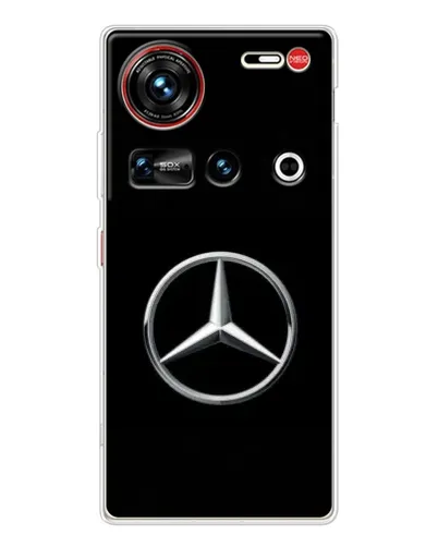Чехол для ZTE Nubia Z70 Ultra с картинкой «Mercedes классический лого» Чехол для ZTE Nubia Z70 Ultra с картинкой «Mercedes классический лого»