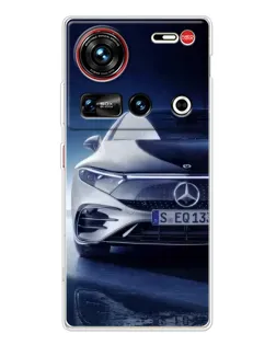 Чехол для ZTE Nubia Z70 Ultra с картинкой «Mercedes EQ — будущее»