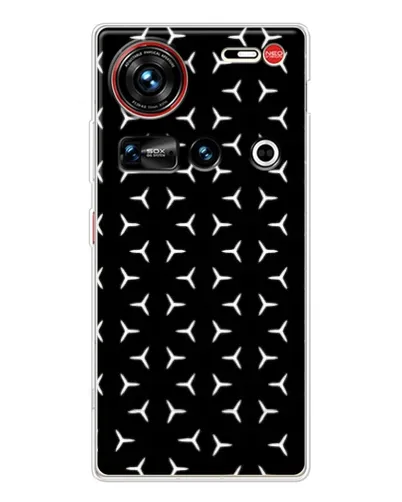 Чохол для ZTE Nubia Z70 Ultra з картинкою «Mercedes паттерн зірок» Чохол для ZTE Nubia Z70 Ultra з картинкою «Mercedes паттерн зірок»