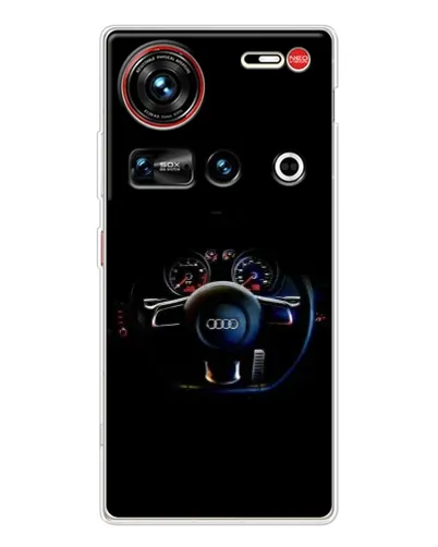 Чехол для ZTE Nubia Z70 Ultra с картинкой «Салон Audi — руль» Чехол для ZTE Nubia Z70 Ultra с картинкой «Салон Audi — руль»