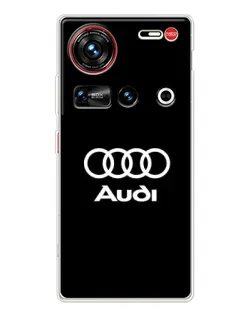 Чохол для ZTE Nubia Z70 Ultra з картинкою «Класичне лого Audi»