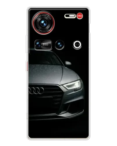 Чехол для ZTE Nubia Z70 Ultra с картинкой «Audi — детализация кузова» Чехол для ZTE Nubia Z70 Ultra с картинкой «Audi — детализация кузова»