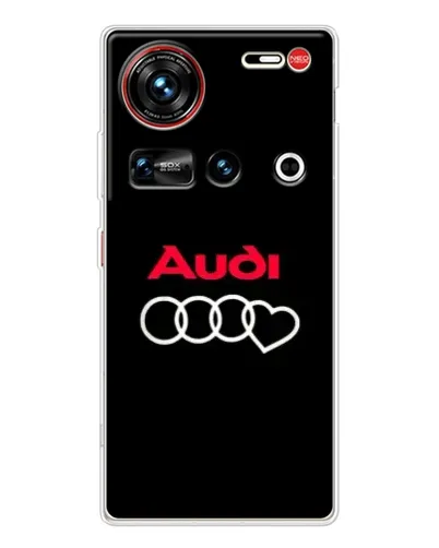 Чехол для ZTE Nubia Z70 Ultra с картинкой «Логотип Audi Heart» Чехол для ZTE Nubia Z70 Ultra с картинкой «Логотип Audi Heart»
