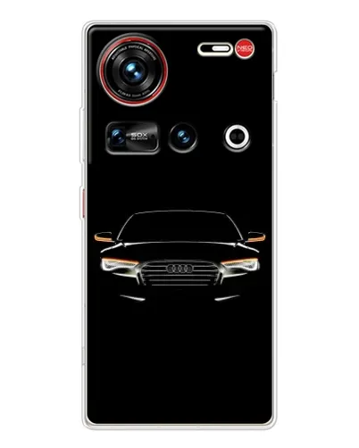 Чехол для ZTE Nubia Z70 Ultra с картинкой «Audi — ночной контур» Чехол для ZTE Nubia Z70 Ultra с картинкой «Audi — ночной контур»