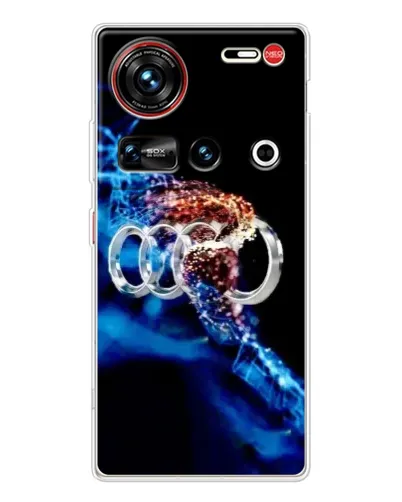 Чехол для ZTE Nubia Z70 Ultra с картинкой «Энергия лого Audi» Чехол для ZTE Nubia Z70 Ultra с картинкой «Энергия лого Audi»