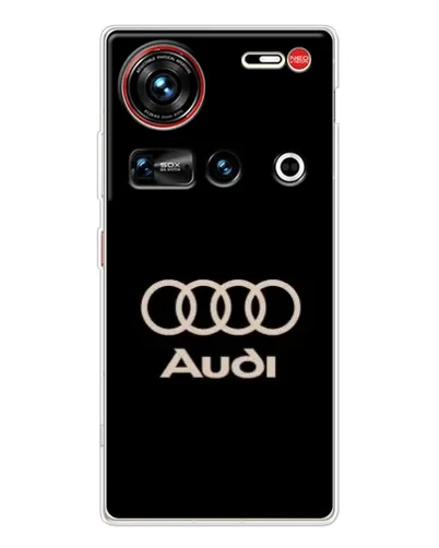Чехол для ZTE Nubia Z70 Ultra с картинкой «Audi — золотой логотип» Чехол для ZTE Nubia Z70 Ultra с картинкой «Audi — золотой логотип»